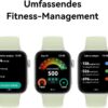 HUAWEI Watch FIT 3, 1.82 inch AMOLED Display, Ultra Slim Design, Bluetooth Calls, Up to 10 Days Battery Life, Compatible with iOS & Android, Comprehensive Health & Fitness Management, GPS, Black | 24/7 tracking allows seamless fitness & sleep monitoring. Perfect for athletes for daily vitality analysis.