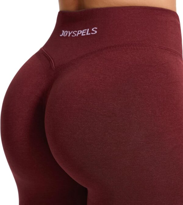 81KGVjpO-oL._AC_SL1500_.jpg JOYSPELS Scrunch Butt Leggings, Women's Gym V-Shaped Waistband, High Waist, Sport Booty Lifting, Butt Push Up, Seamless, Opaque, Shape Sports, Trousers, Long