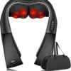 Neck Massager with Heat, 3D Neck Massager Shiatsu Massager for Back Shoulder, Christmas Gifts for Dad Mum, Back Massager for Women Men